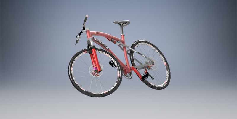 Modelado 3D de una Bicicleta de Carretera